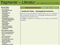 http://www.fragmente-literatur.de